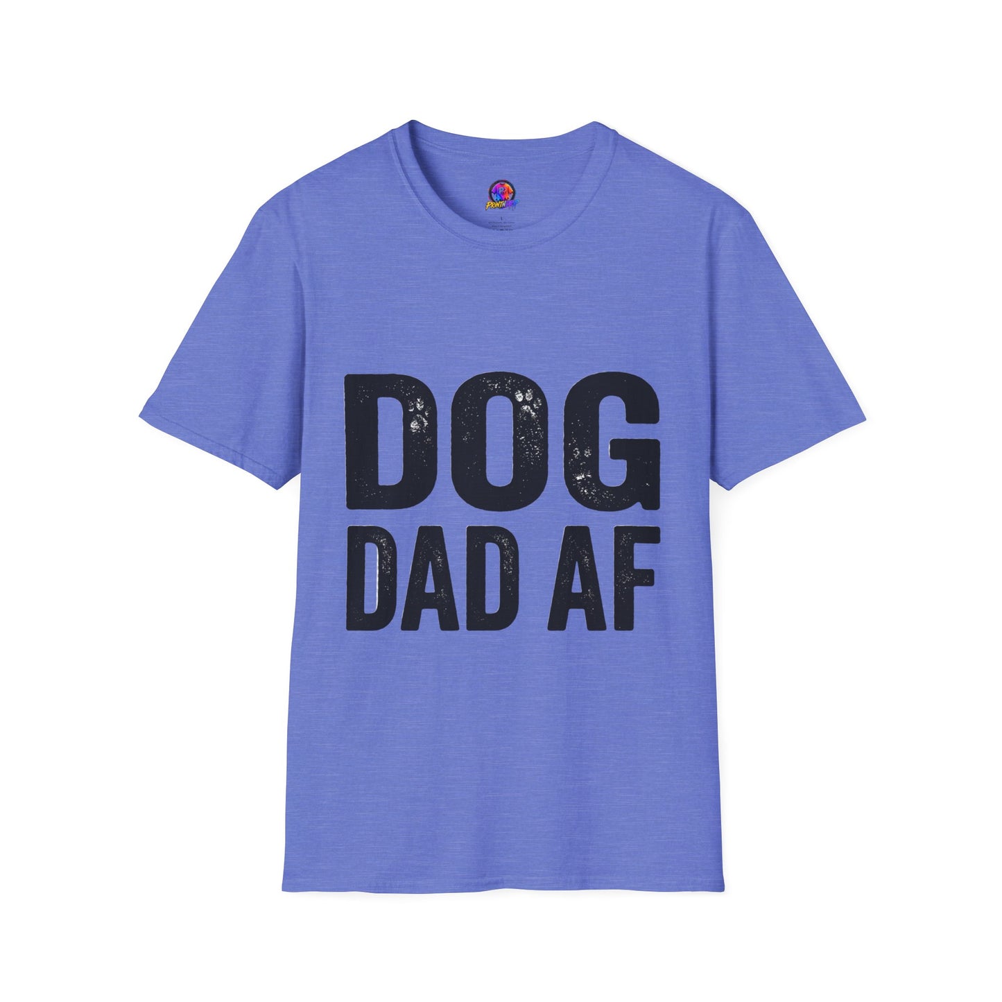 Dog Dad Af Unisex Softstyle T-Shirt