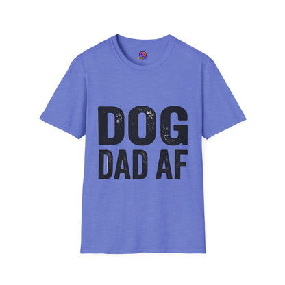 Dog Dad Af Unisex Softstyle T-Shirt