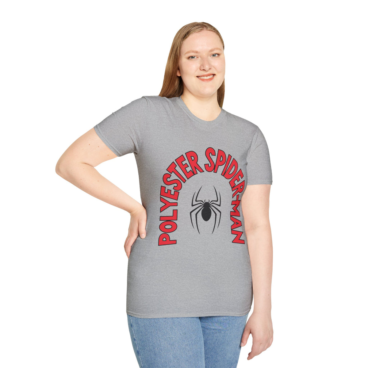 Spider Graphic T-Shirt — "Polyester Spiderman" Retro Spider Logo Tee - Trending Now - August 2026