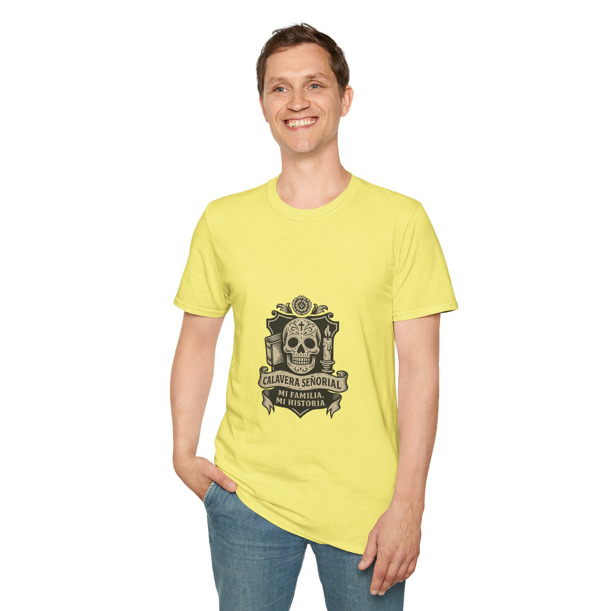 Skull & Laurel Graphic T‑Shirt — Calavera Señior Emblem - Trending Now - October 2026
