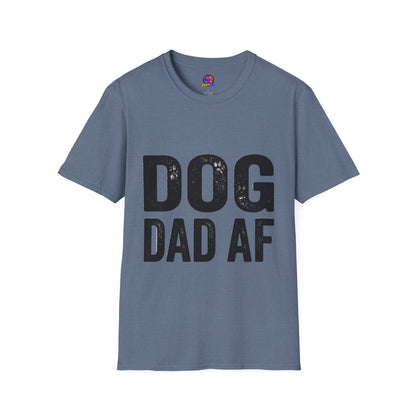 Dog Dad Af Unisex Softstyle T-Shirt