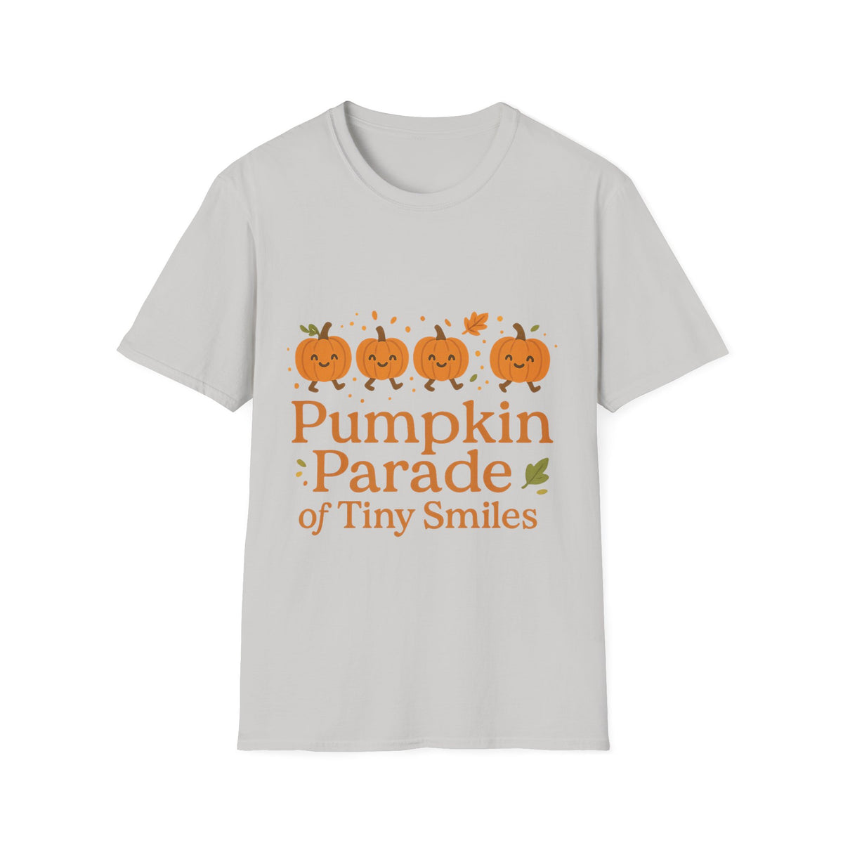 "Pumpkin Parade" Tiny Smiles Tee | Cute Fall Autumn Graphic T-Shirt - Trending Now - September 2026