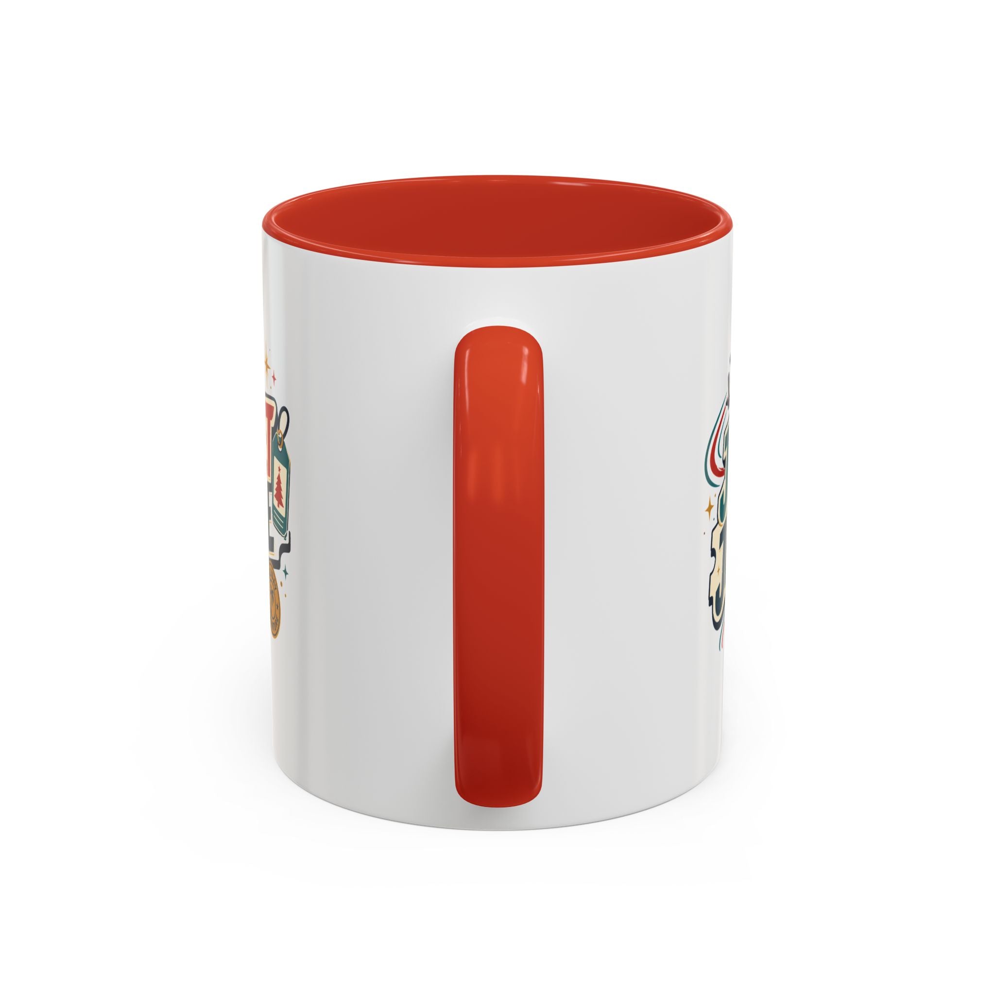Modern Day Christmas Jet Set Jingle Coffee Mug — Holiday Travel Themed Accent Mug