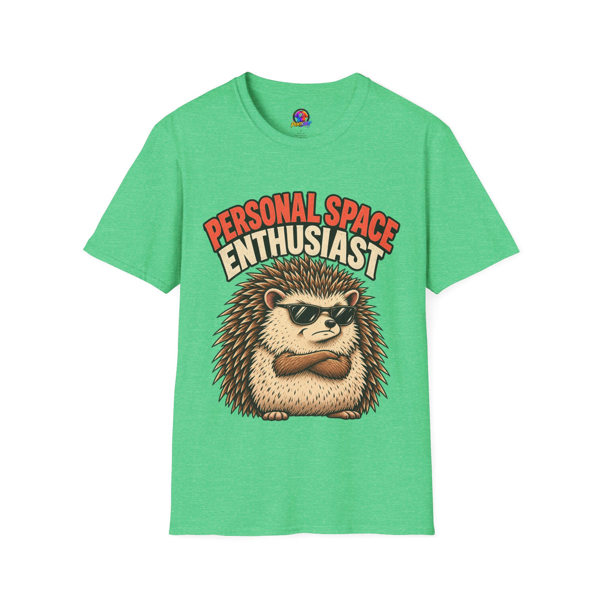 Personal Space Enthusiast T-Shirt — Funny Hedgehog Graphic Tee
