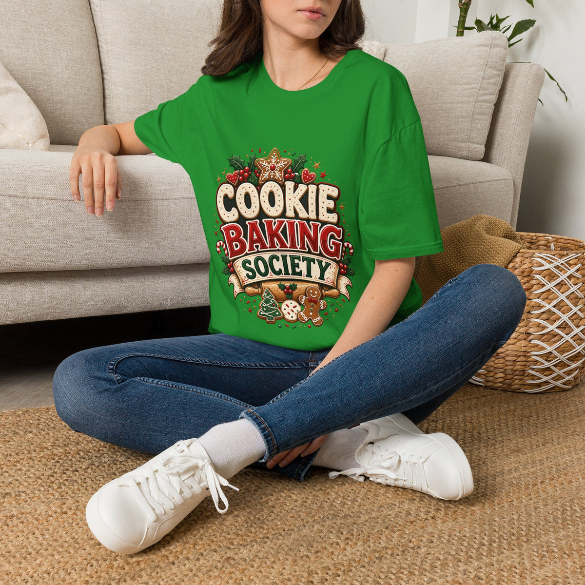 Cookie Baking Society T-Shirt — Holiday Baking Graphic Tee