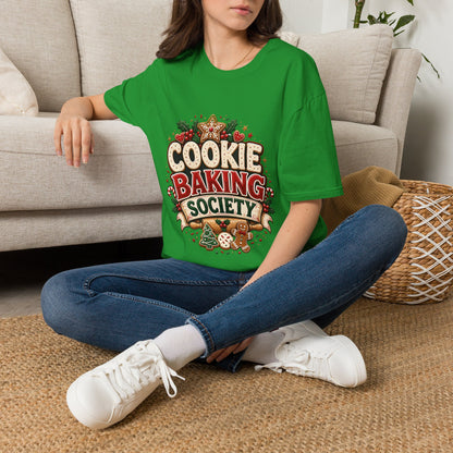 Cookie Baking Society T-Shirt — Holiday Baking Graphic Tee