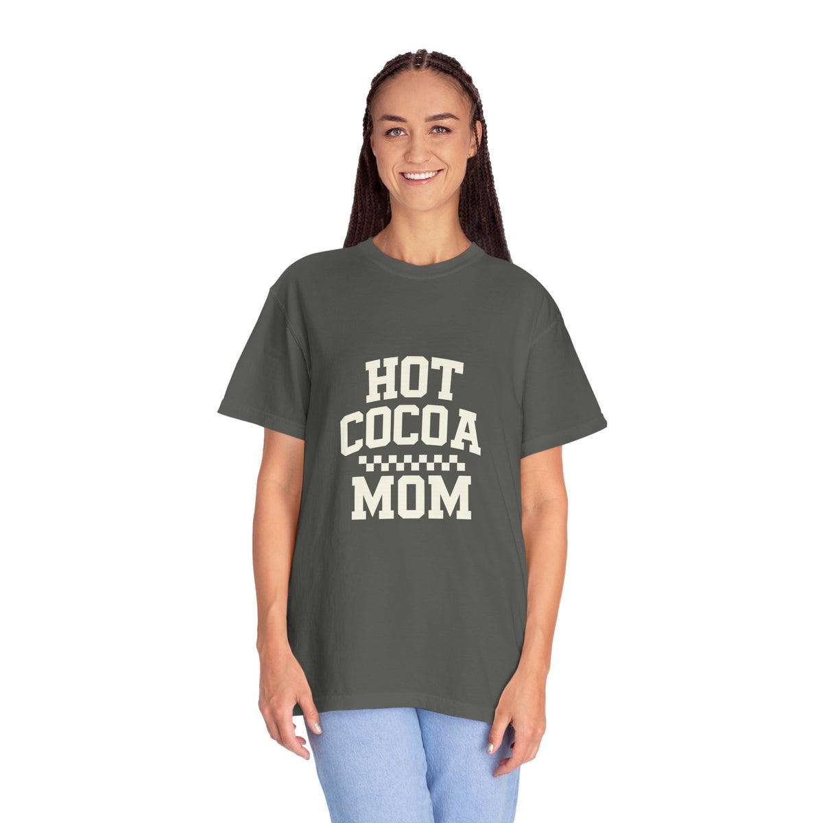 Hot Cocoa Mom T-Shirt — Cozy Holiday Mom Gift - Trending Now - October 2026