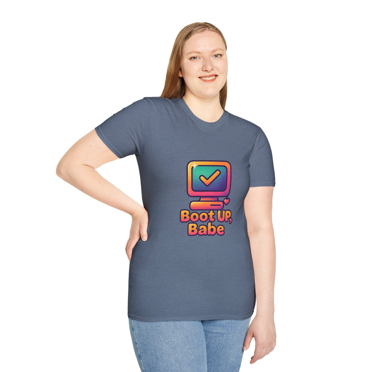 Boot Up Babe T-Shirt — Retro Computer Graphic Tee - Trending Now - October 2026