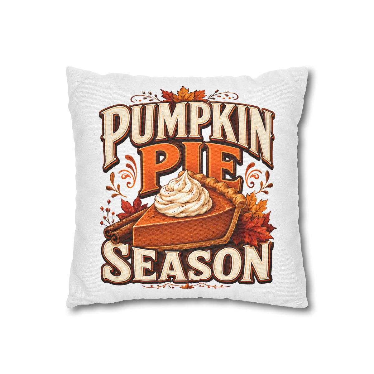 Thanksgiving Pumpkin Pie Season Decorative Pillowcase