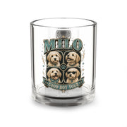 Milo 'Good Boy Tour' Glass Mug — 10oz Dog Lover Coffee Cup Milo Bailey Dog Dad Mom  Glass Mug 10 oz