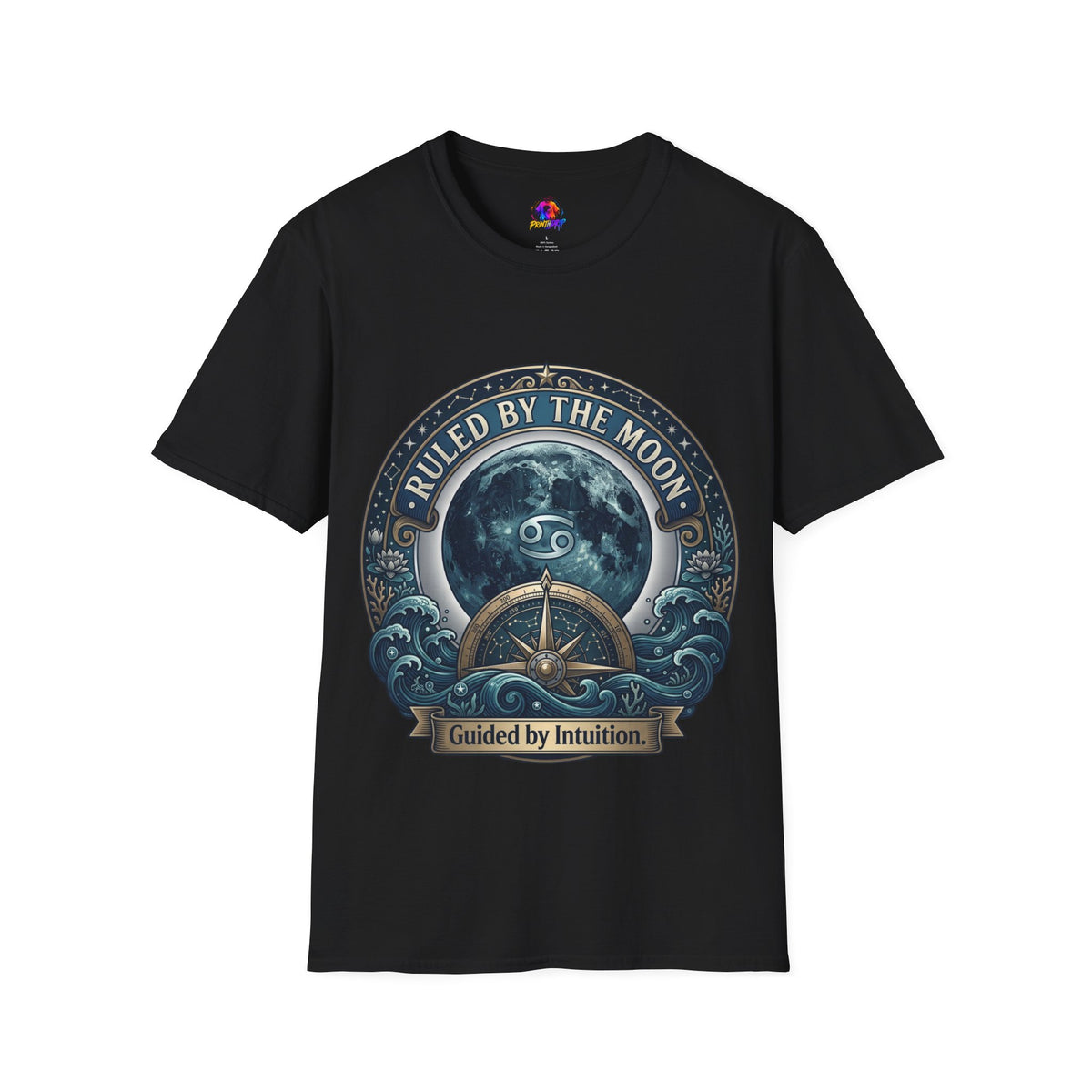 Ruled by the Moon T-Shirt — Moonphase Zodiac Graphic Tee