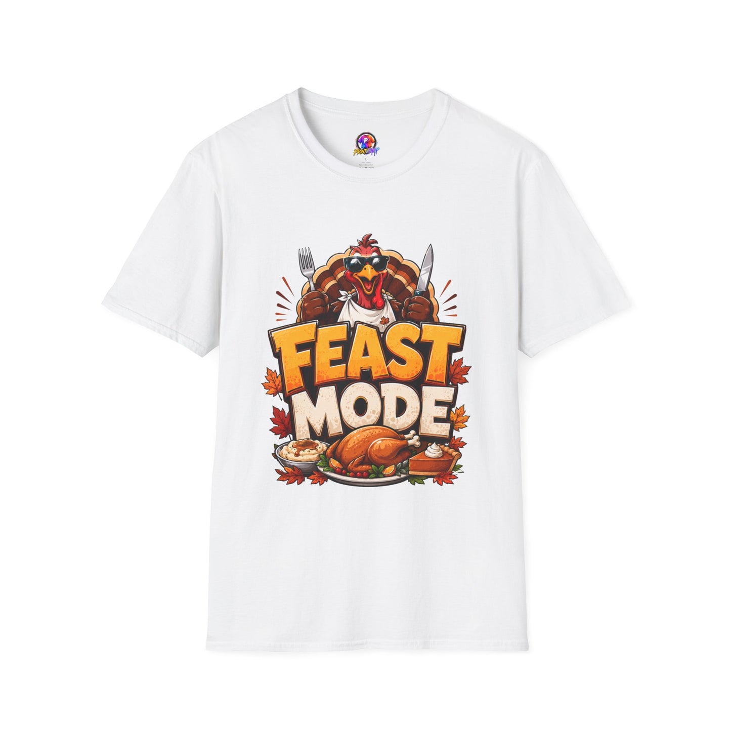 Feast Mode T-Shirt — Funny Thanksgiving Turkey Graphic Tee