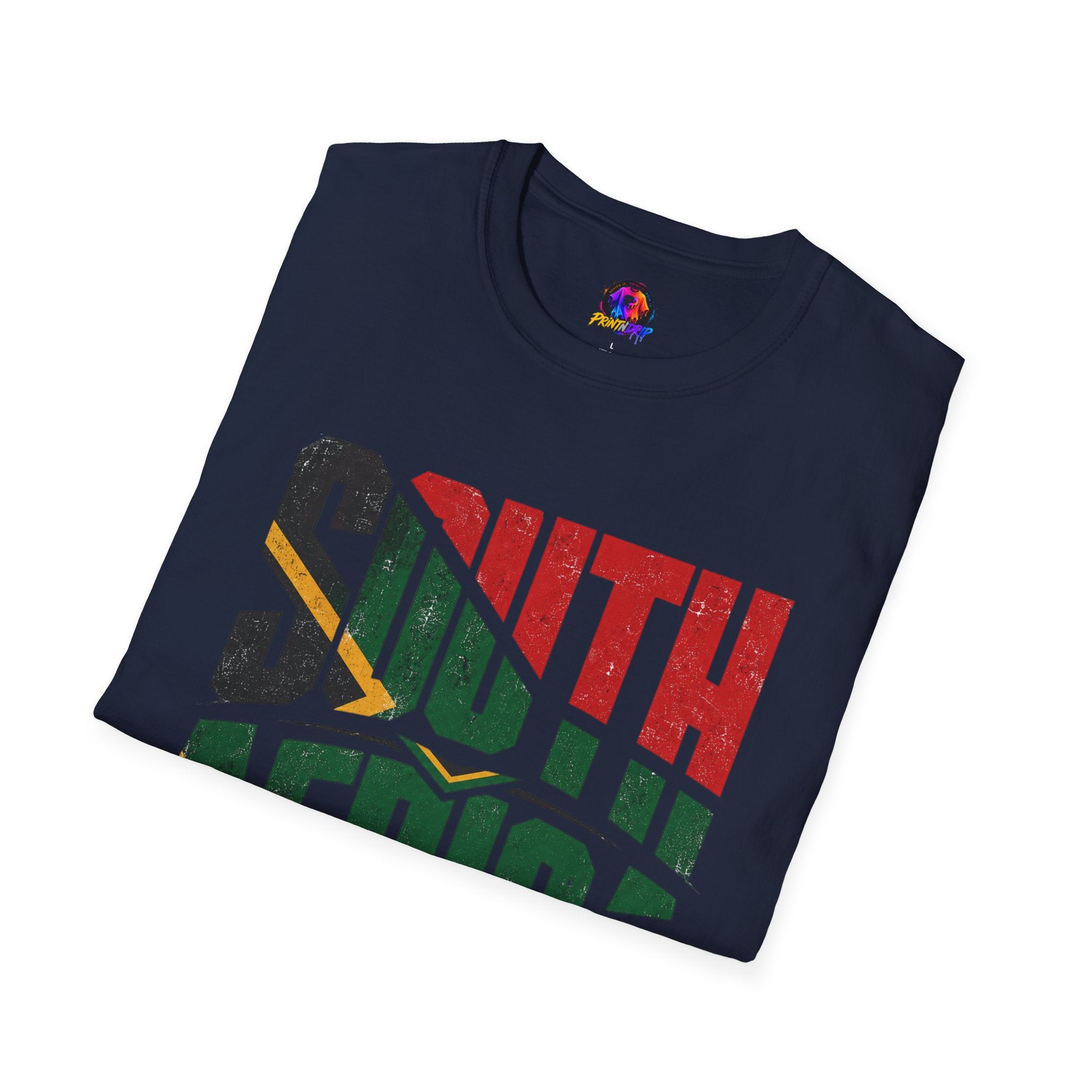South Africa Soccer T-Shirt — Vintage Flag Football Fan Tee