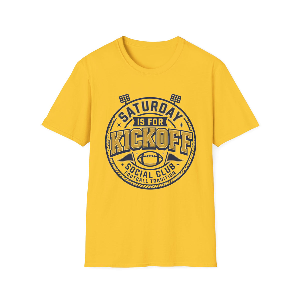 Saturday Night Kickoff T-Shirt — Vintage Football Game Day Tee - Trending Now - August 2026