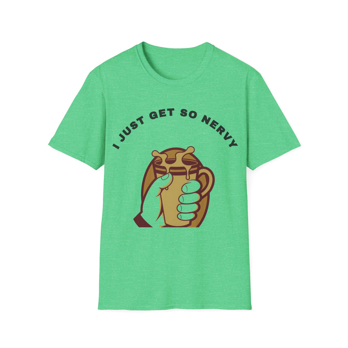 T-Shirt — “I Just Get So Nervy” Nervous Sloth Graphic Tee - Trending Now - September 2026
