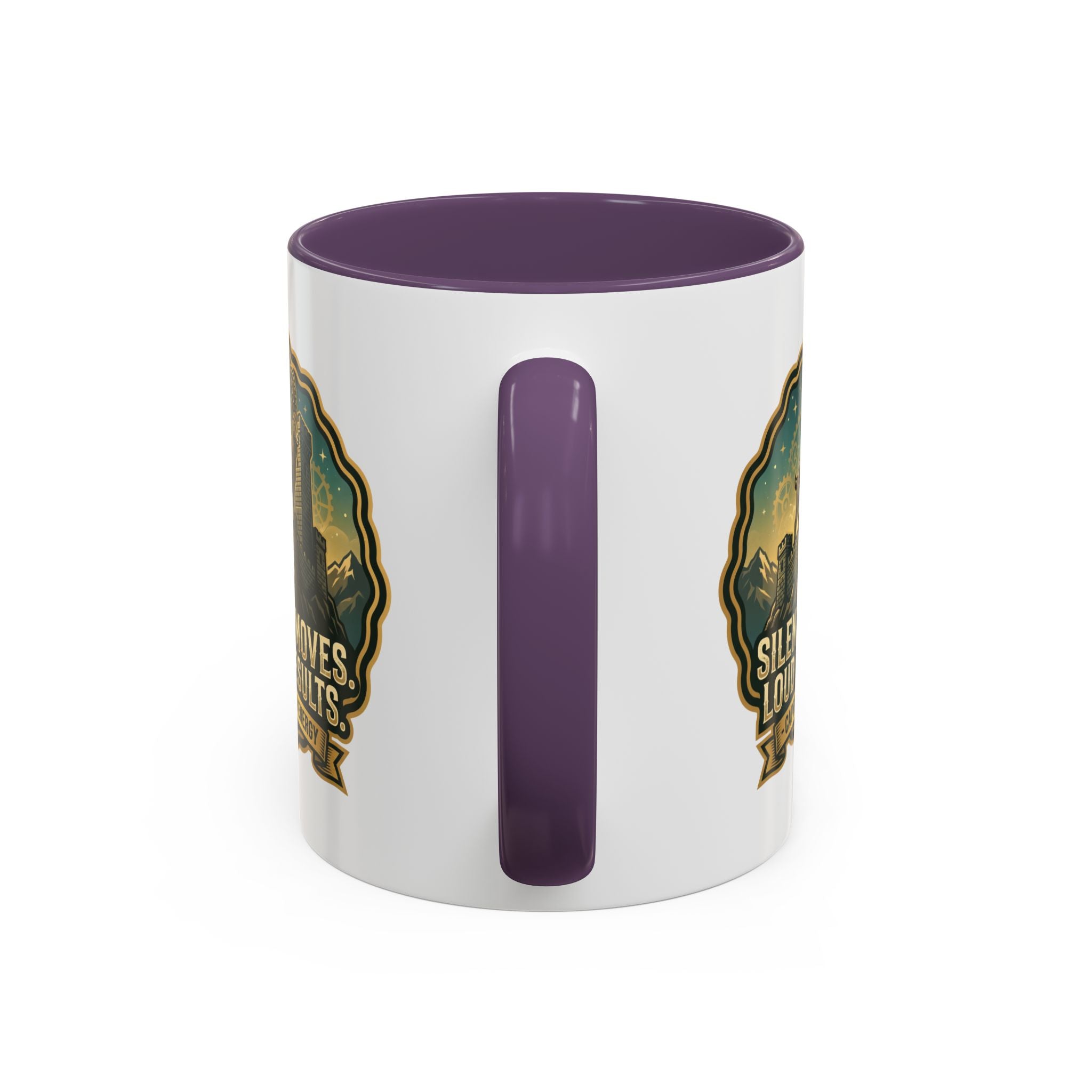 Capricorn Coffee Mug - "Silent Moves. Loud Results." Zodiac Goat Accent Mug