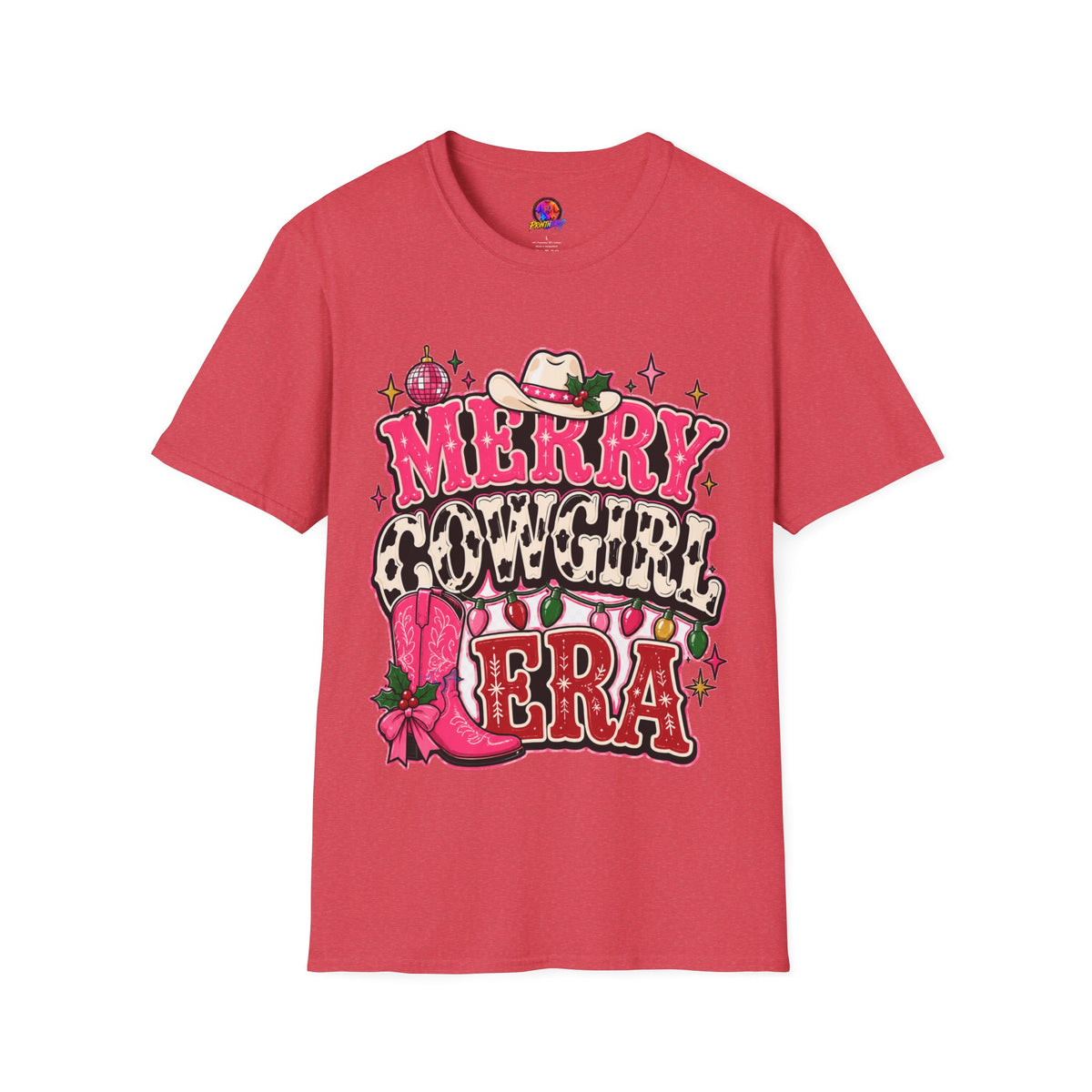Merry Cowgirl Christmas T-Shirt