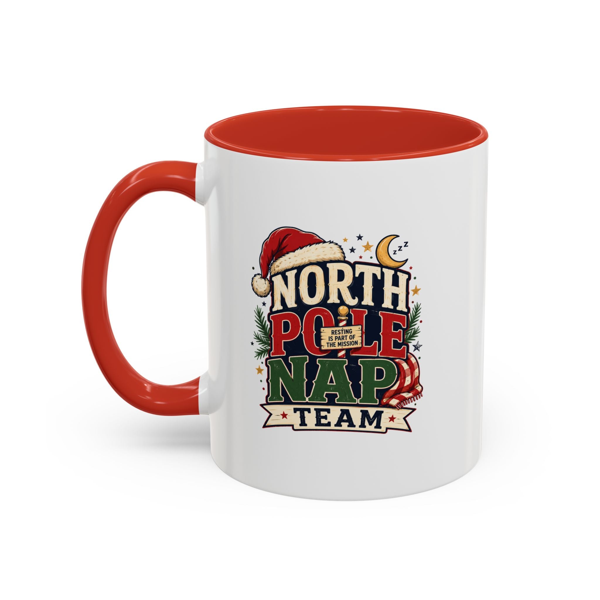 Accent Coffee Mug North Pole Nap