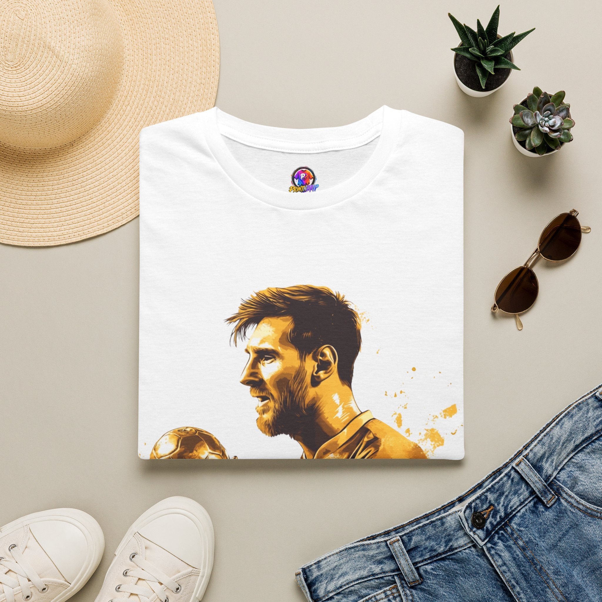 Minimal White T-Shirt — Classic Crewneck Tee