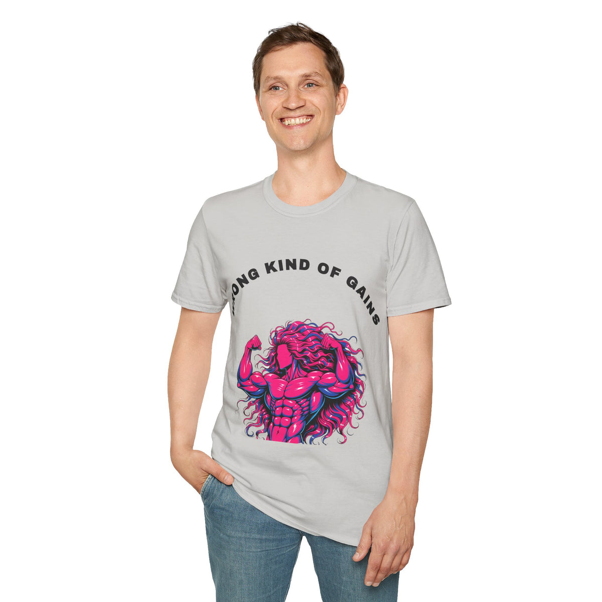 T-Shirt — "Wrong Kind of Gains" Muscle Monster Graphic Tee - Trending Now - September 2026