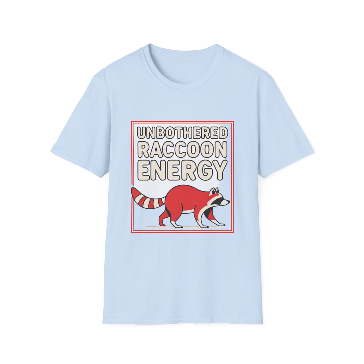 Raccoon T-Shirt — "Unbothered Raccoon Energy" Retro Graphic Tee - Trending Now - August 2026