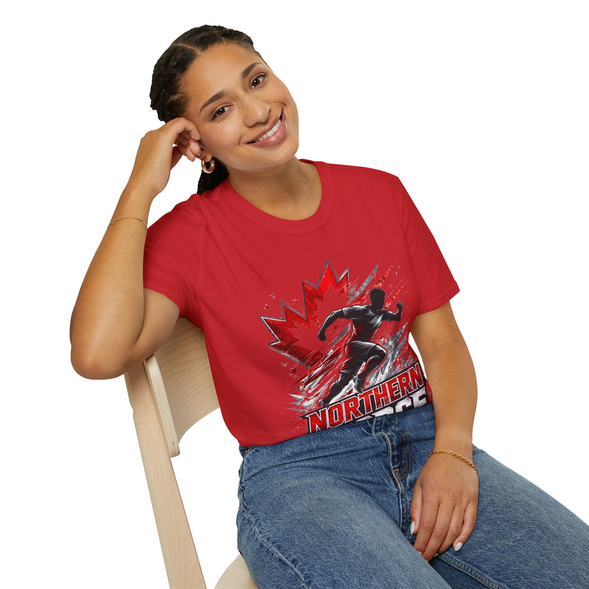 Canada Northern Force Running T‑Shirt — Canada Maple Runner Athletic Tee