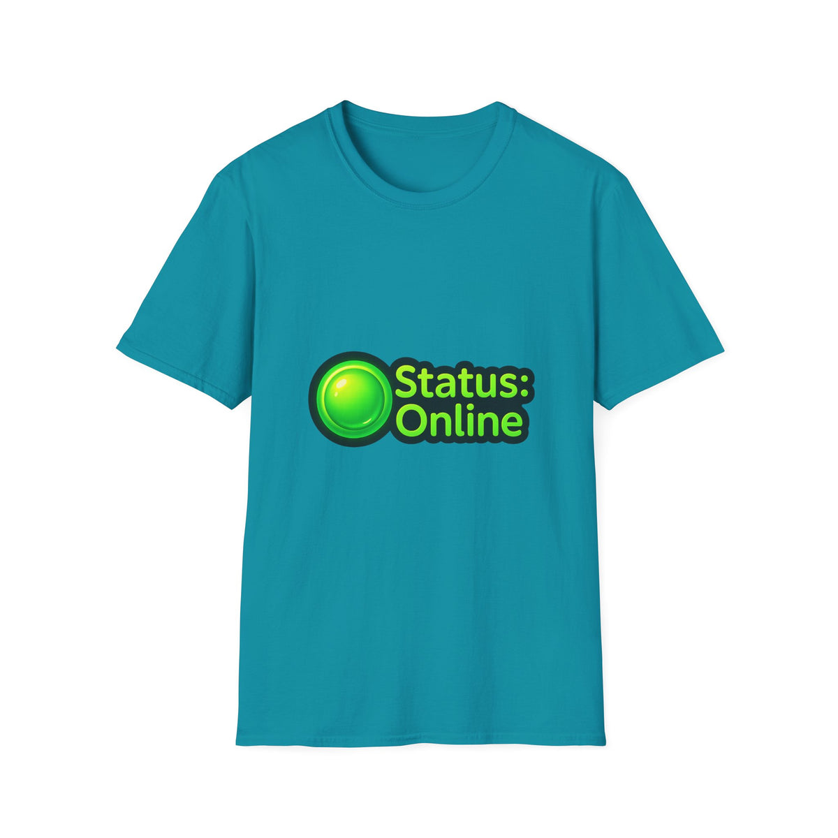 Status Online T-Shirt — Green Online Status Icon Tee - Trending Now - October 2026