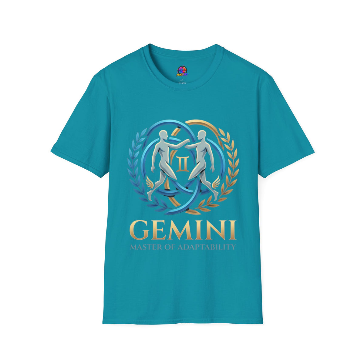 Gemini Zodiac T-Shirt — 'Gemini: Master of Adaptation' Astrological Graphic Tee