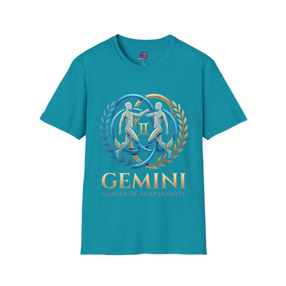 Gemini Zodiac T-Shirt — 'Gemini: Master of Adaptation' Astrological Graphic Tee