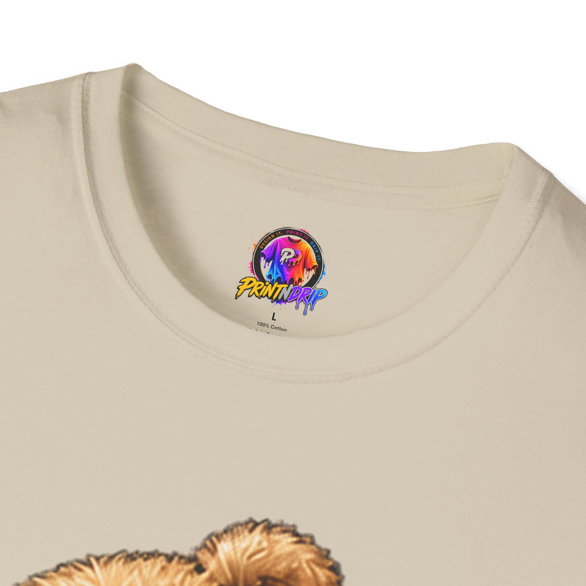 Childhood Cancer Awareness Teddy T-Shirt — "Stronger Brighter Kinder Braver"