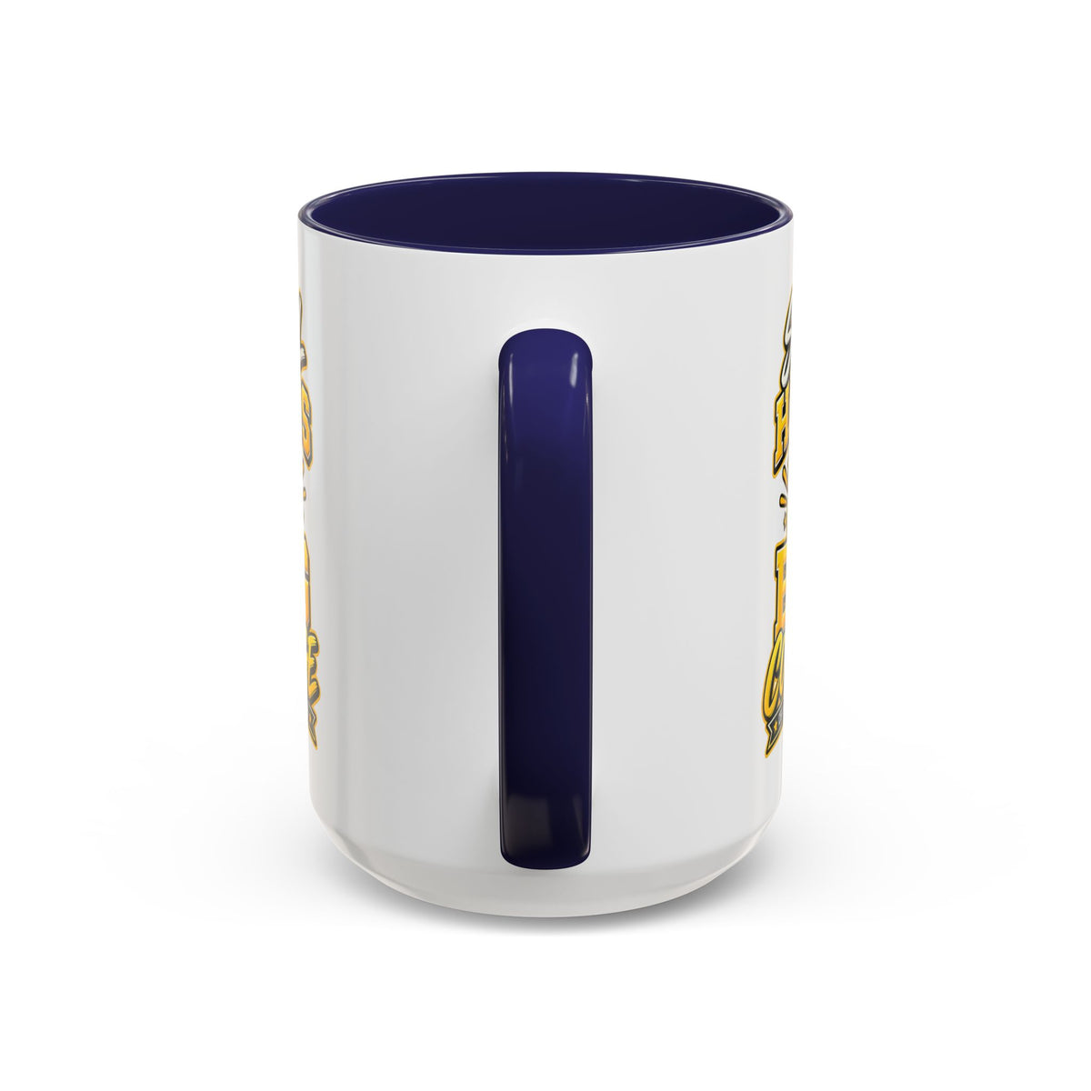 Coffee Mug - "Small Hands Big Courage" Childhood Cancer Awareness Accent Mug