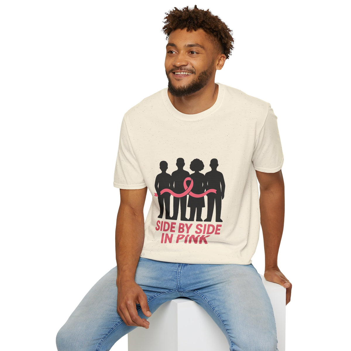 Side by Side in Pink Breast Cancer Awareness T-Shirt - Trending Now - October 2026