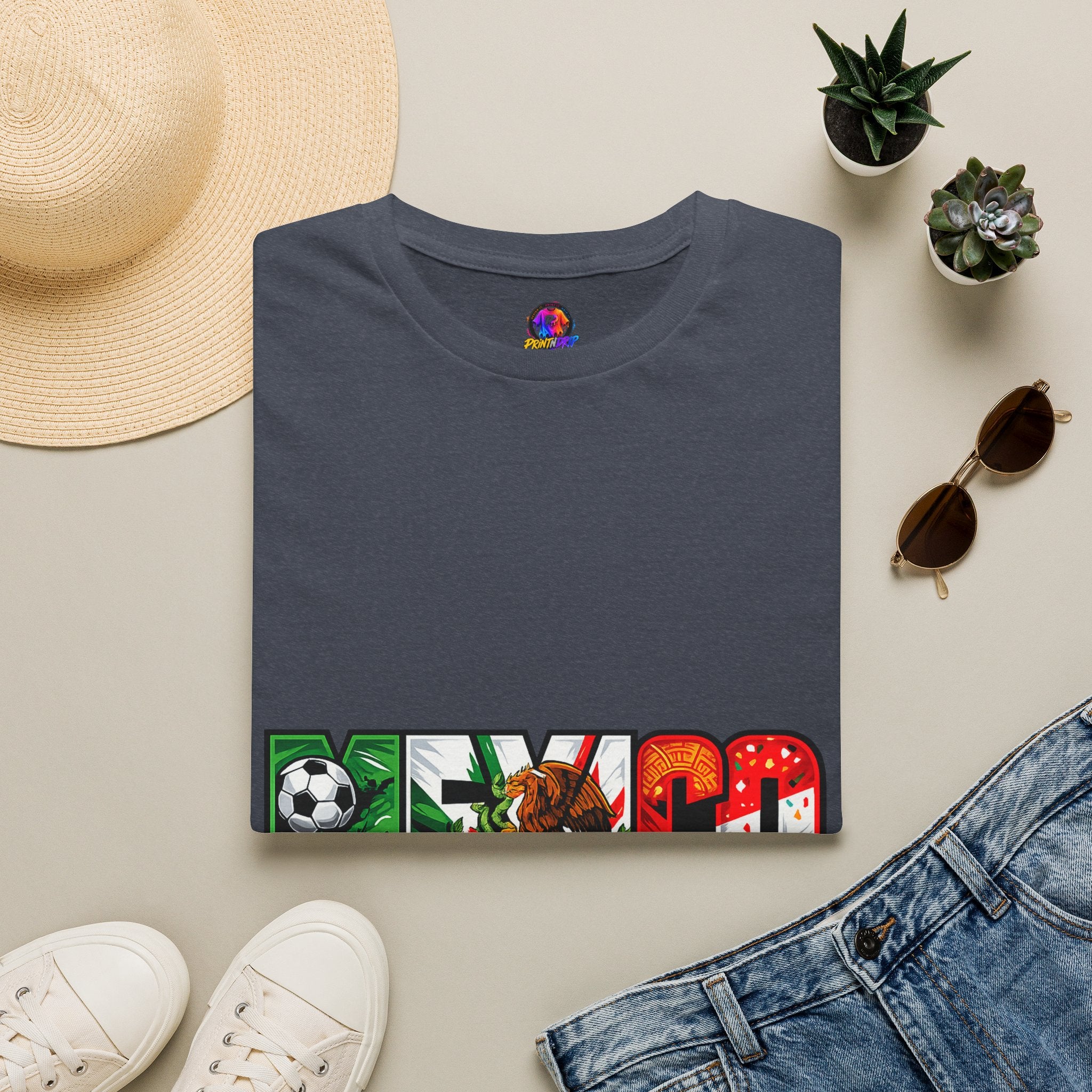 Mexico Soccer T-Shirt — Mexican Flag Football Pride Tee