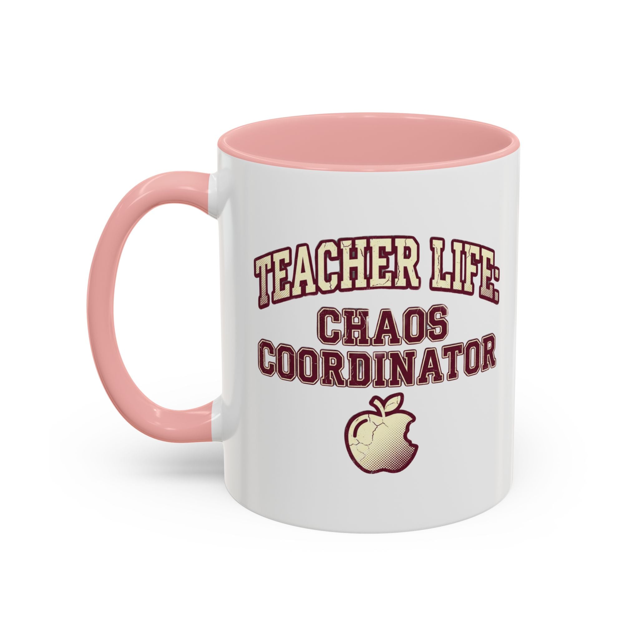 Funny Teacher Life Chaos Coordinator Coffee Mug — Accent Mug
