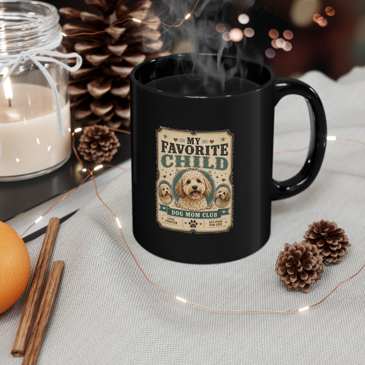 Milo Bailey Dog Dad Mom My Favorite Child Dog Mom Mug — Cute Pet Lover Coffee Cup