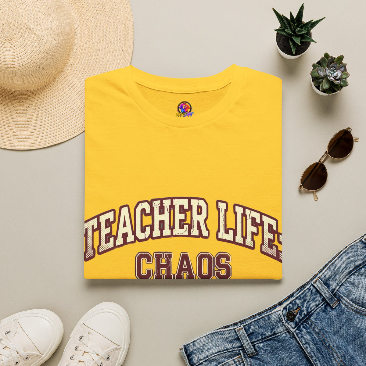 Teacher Life Chaos Coordinator Unisex Softstyle T-Shirt