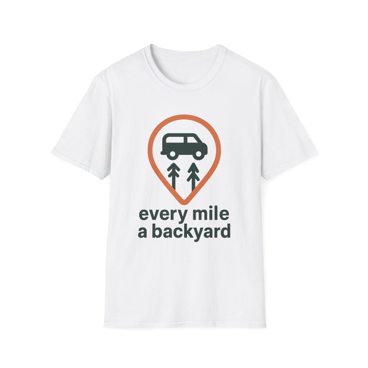 Minimalist Campervan T‑Shirt — Tiny Van Badge Graphic - Trending Now - August 2026