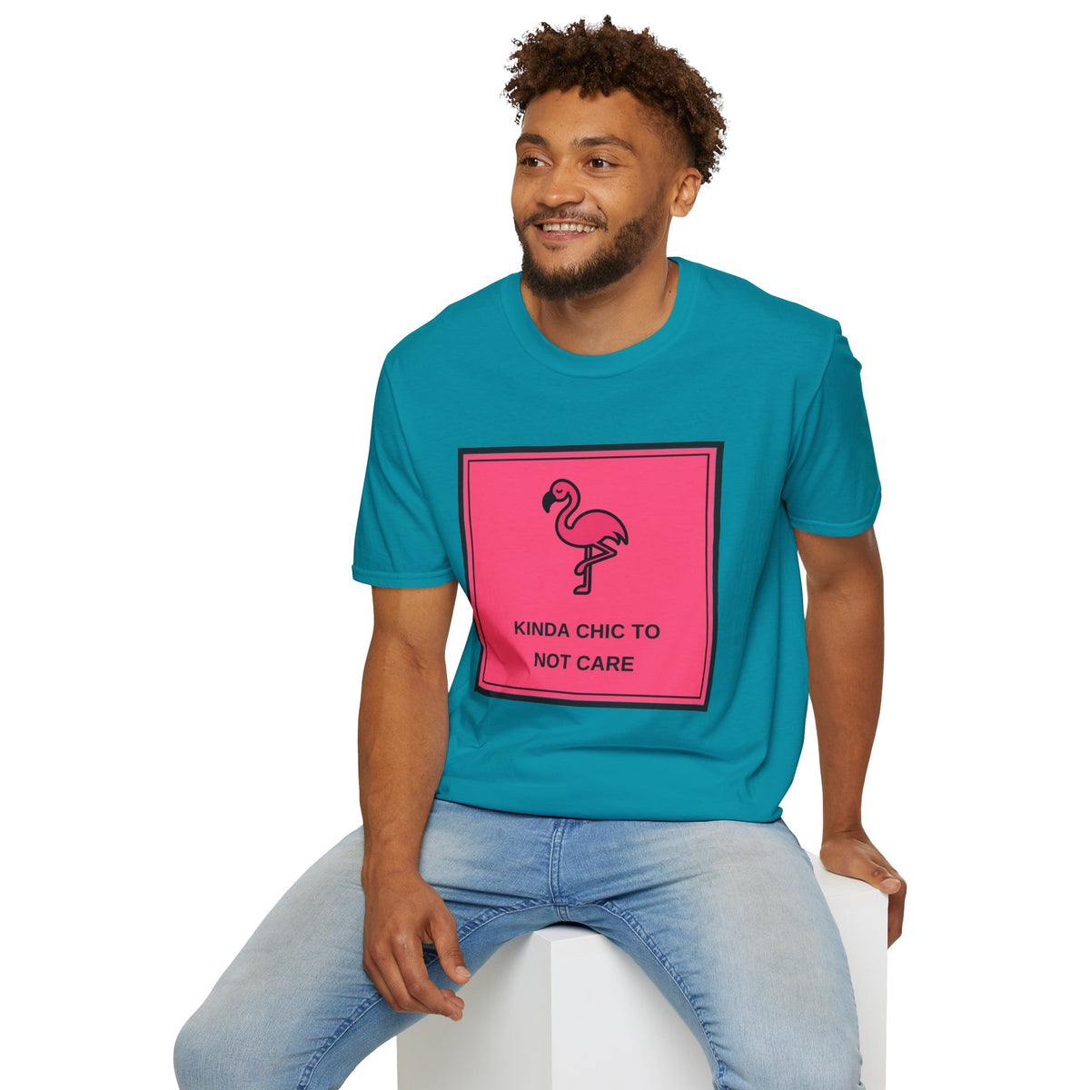 Flamingo 'Kinda Chic To Not Care' Graphic T-Shirt - Trending Now - August 2026