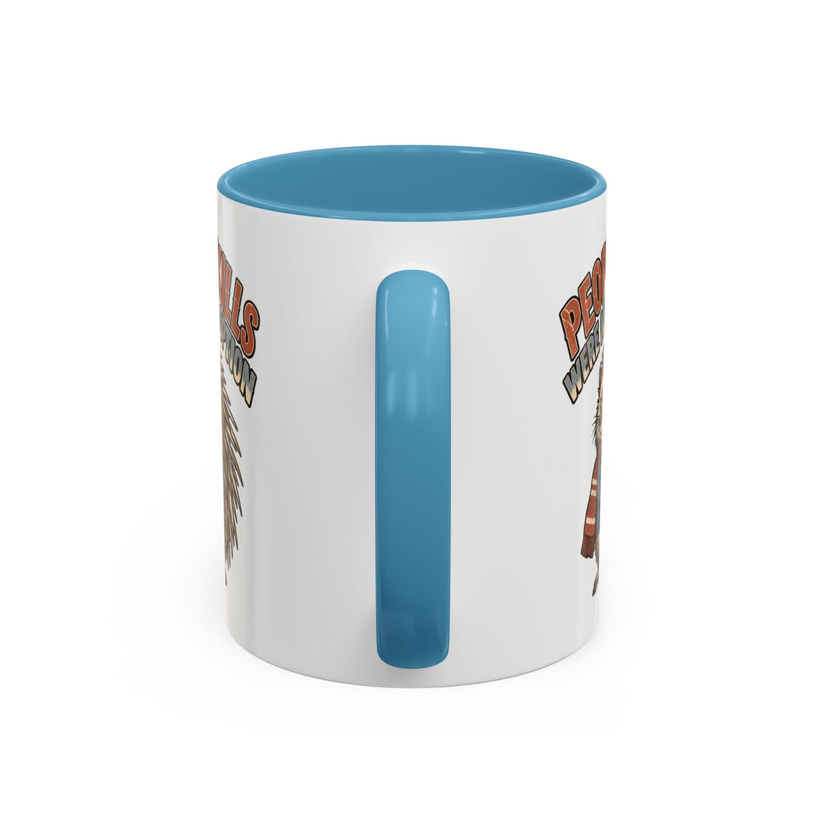 Funny And Witty "People Skills Were Never An Option" Accent Coffee Mug (11, 15oz)