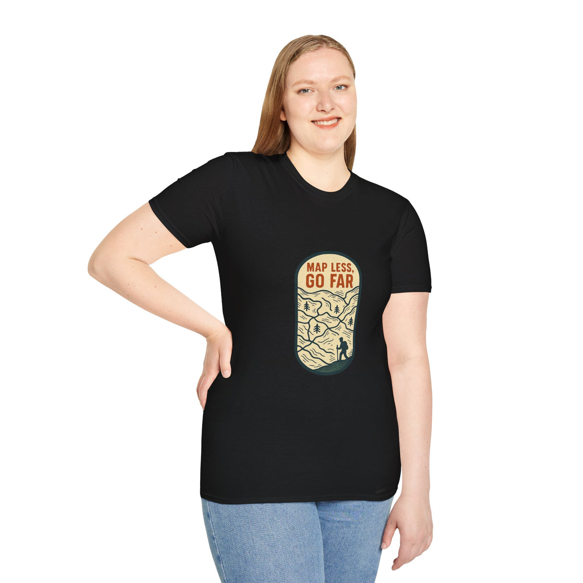 Map Less Go Far T‑Shirt — Vintage Adventure Travel Tee - Trending Now - August 2026