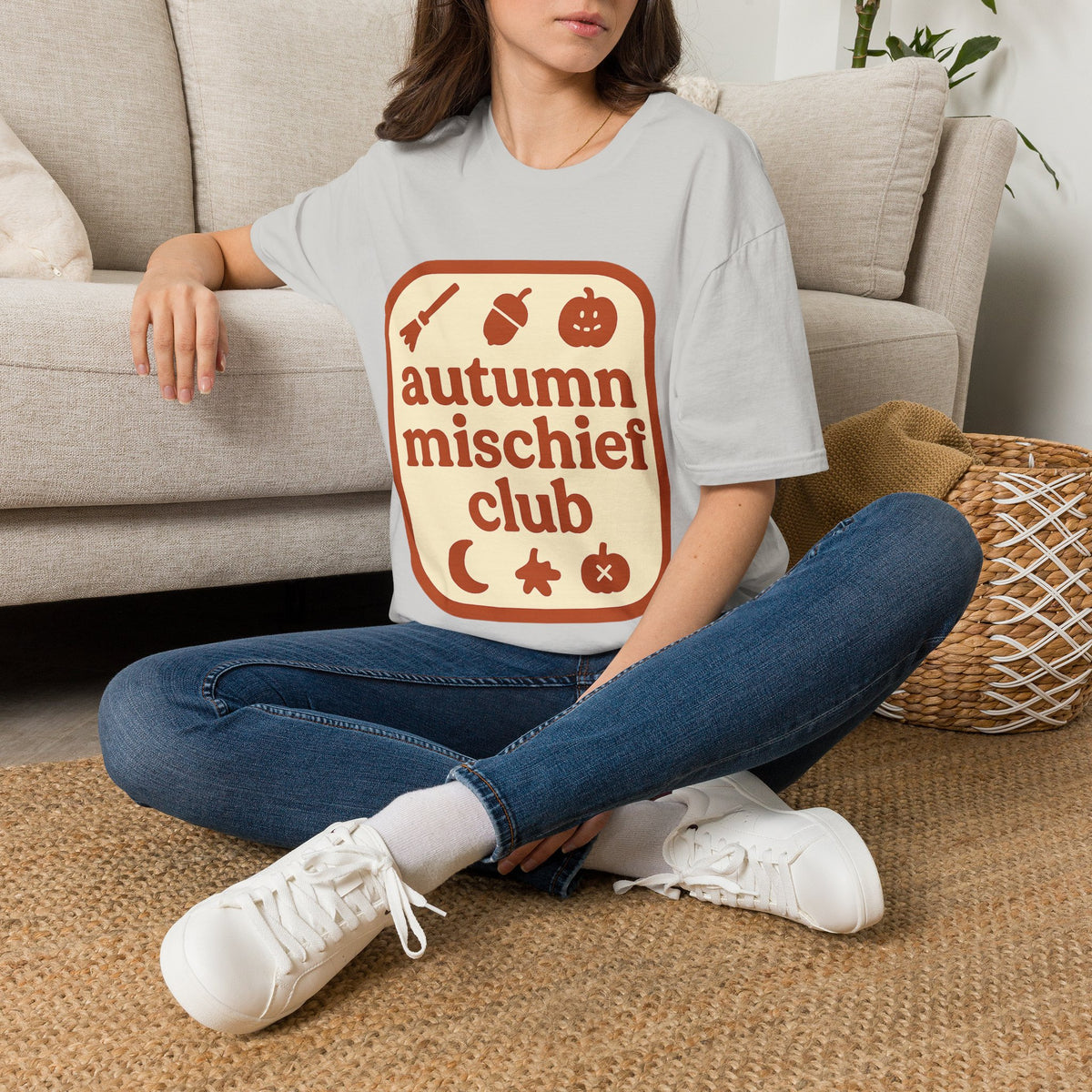 Autumn Mischief Club T-Shirt — Cozy Fall Graphic Tee - Trending Now - August 2026