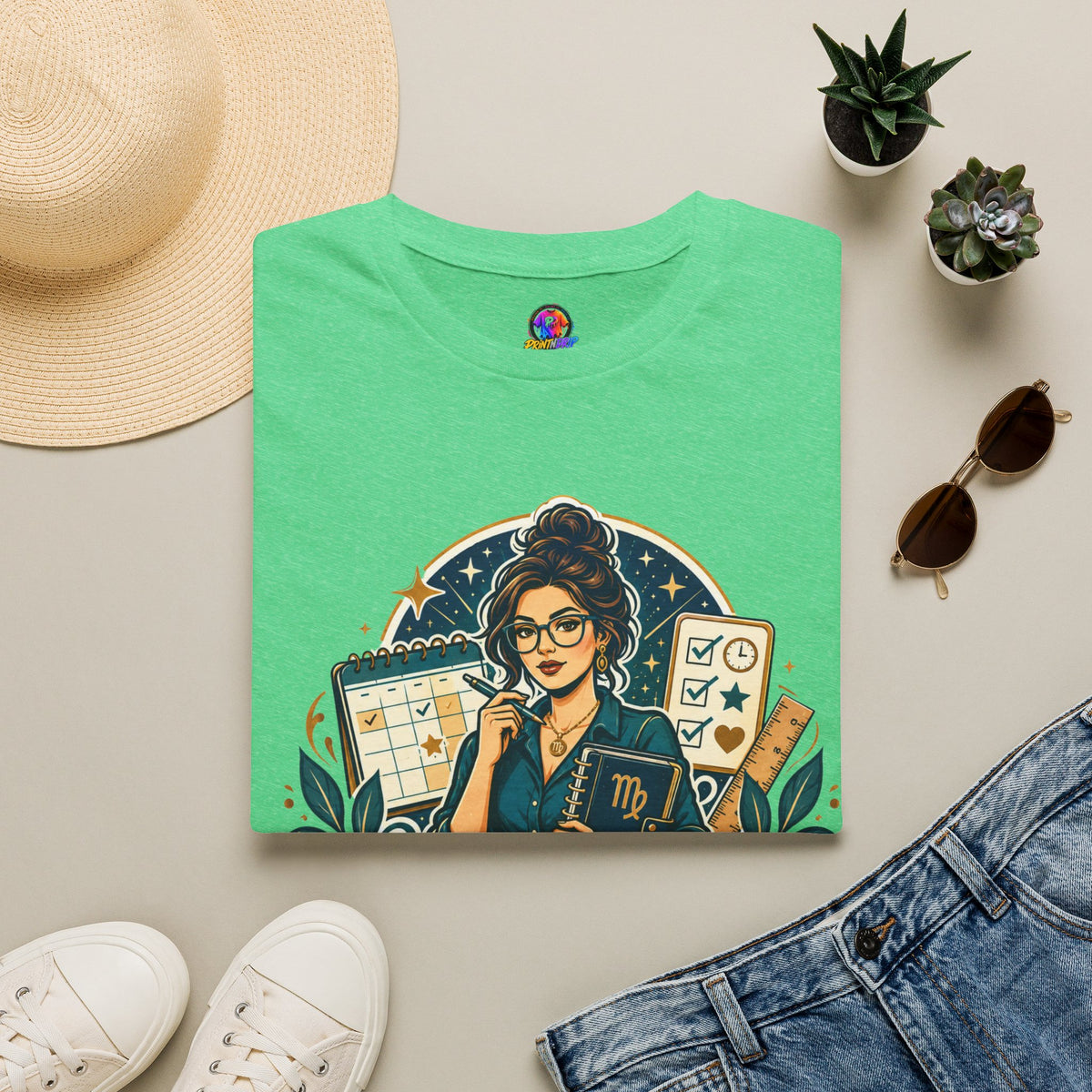 Virgo Planner T-Shirt — “Relax I Already Made A Plan For That” Astrological Tee