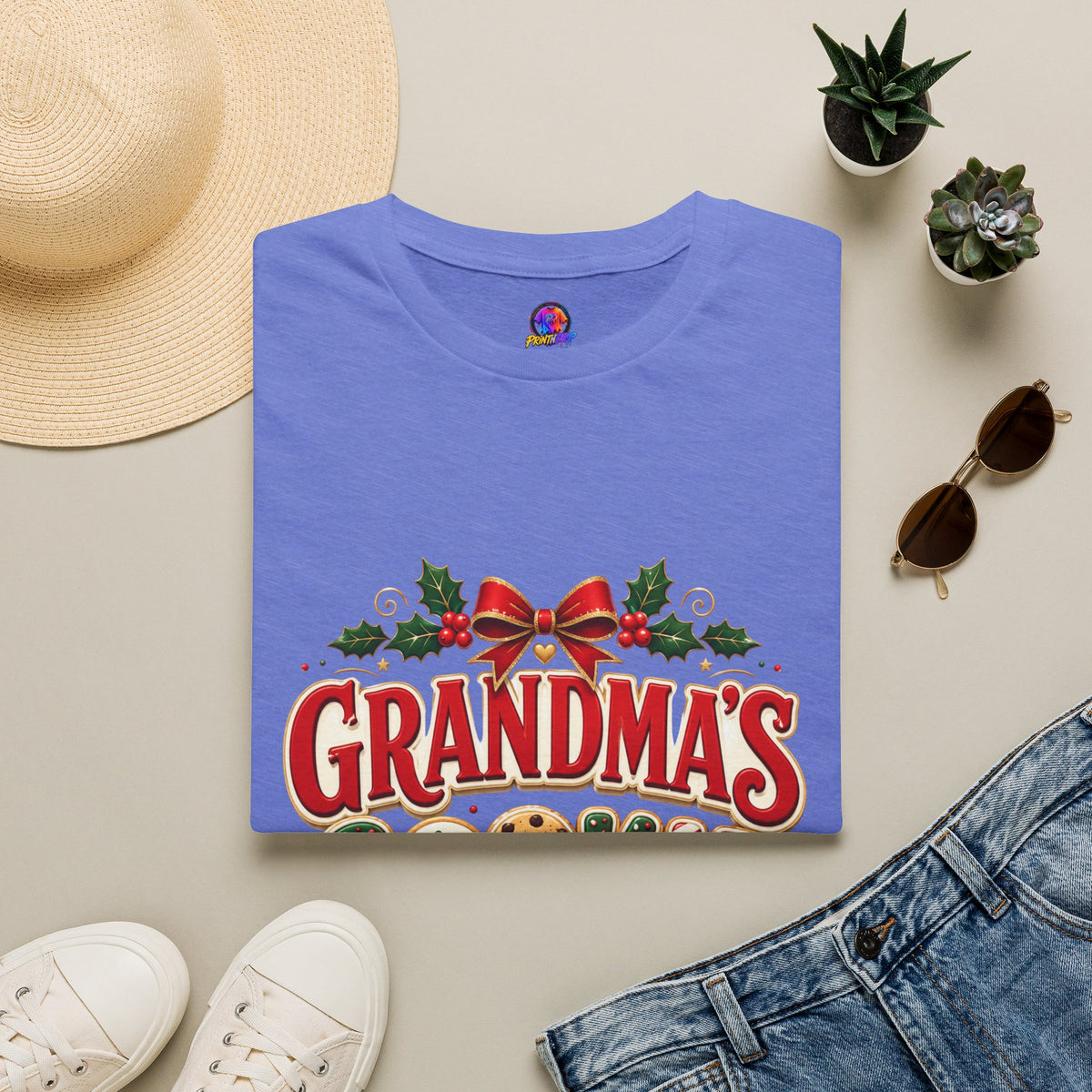 Grandma's Cookie Crew T-Shirt — Festive Christmas Baking Tee
