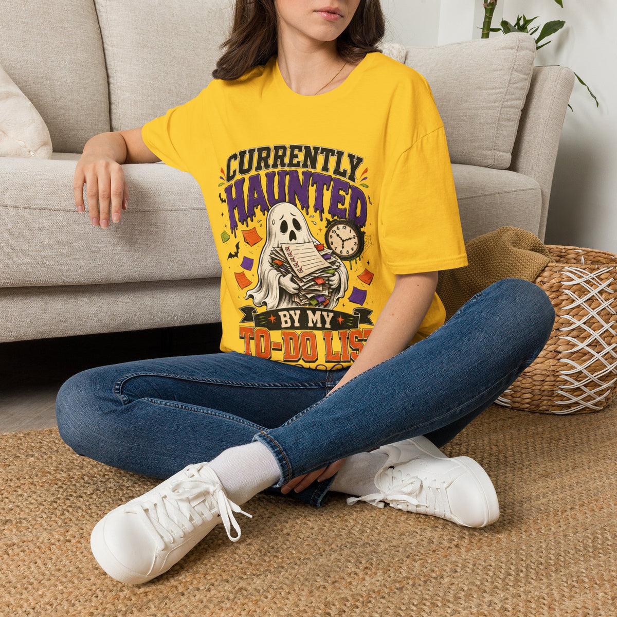 Halloween Currently Haunted Unisex Softstyle T-Shirt