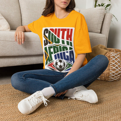South Africa Soccer T-Shirt — Vintage Flag Football Fan Tee