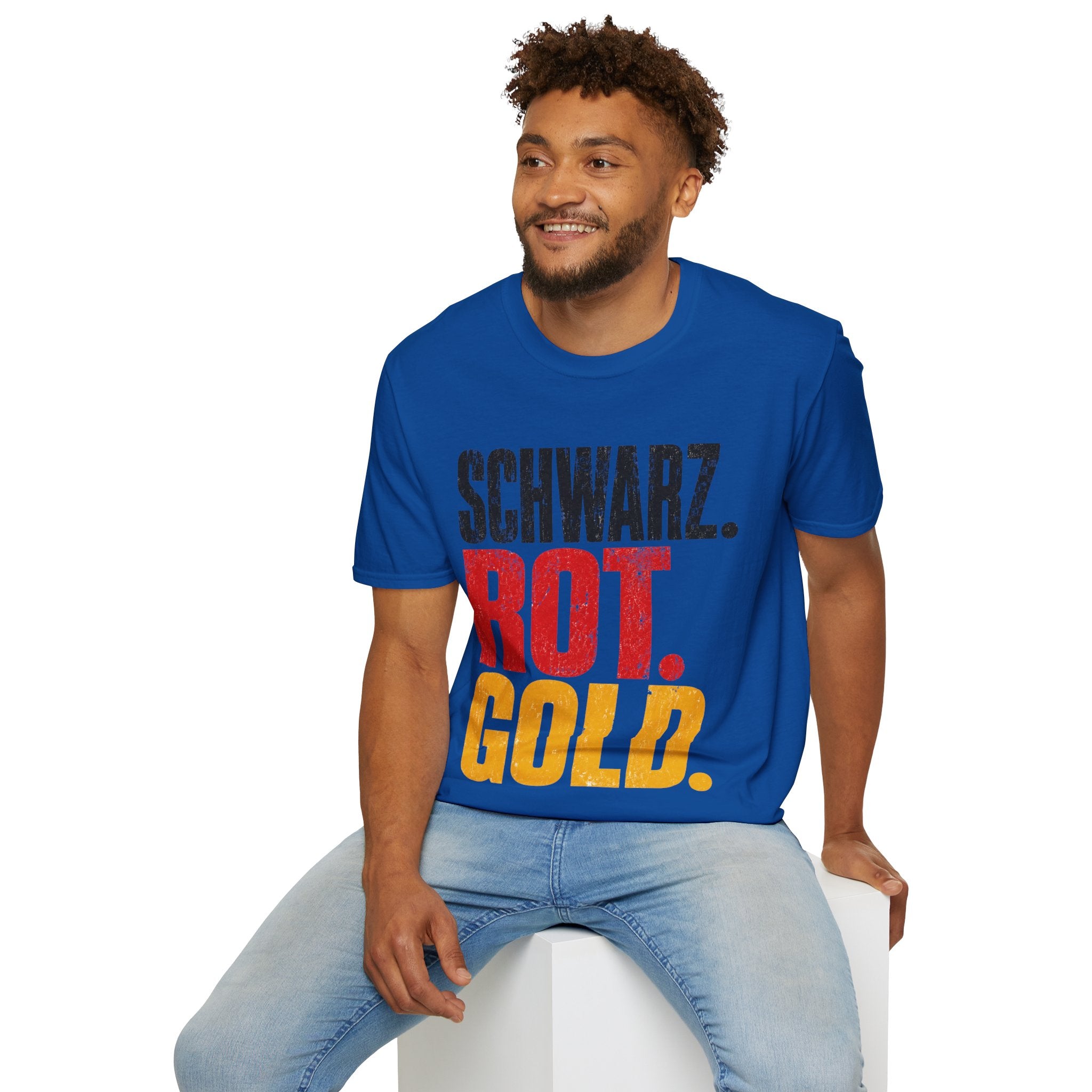Germany Schwarz Rot Gold T-Shirt — German Flag Pride Graphic Tee