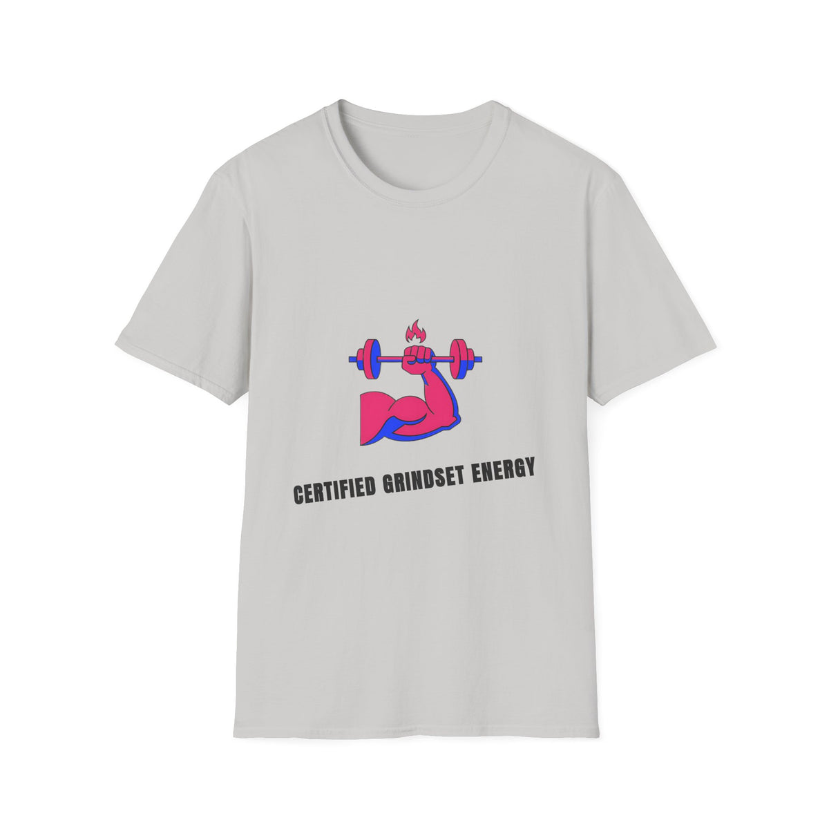 Certified Grindset Energy T-Shirt — Flame Dumbbell Fitness Tee - Trending Now - September 2026