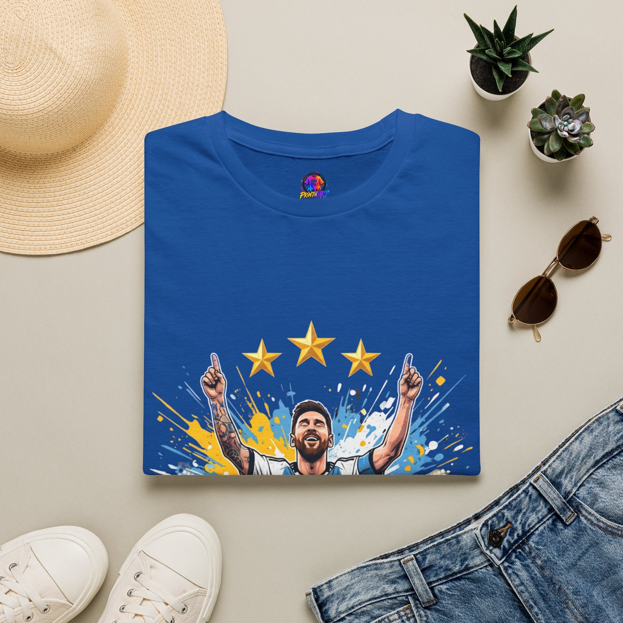 Argentina Messi  Soccer T‑Shirt — Argentina Messi 10 Fan Tee