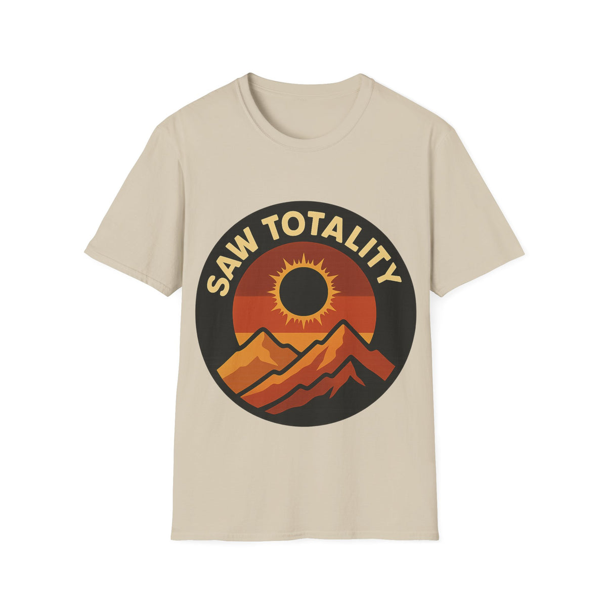 I Saw Totality Solar Eclipse Graphic Tee - Retro Nature Mountain T-Shirt - Trending Now - September 2026