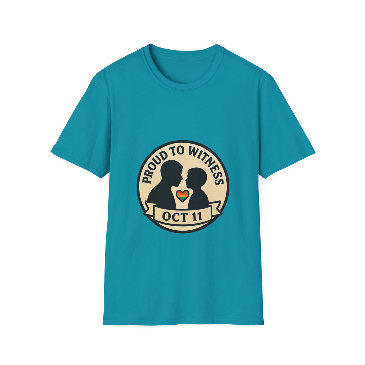 T-Shirt — Proud to Witness Oct 11 Badge Tee - Trending Now - October 2026